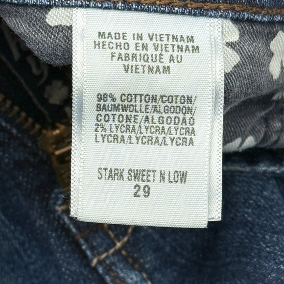 Lucky Brand Jeans Sweet N Low Bootcut Flare 31x29 Womens 8/29 Pink Stitching - Picture 8 of 10